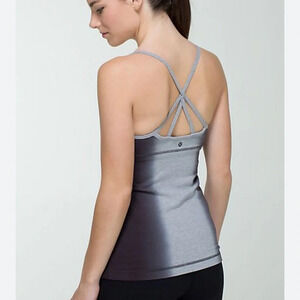 Lululemon satya tank ombré gray black 21311
